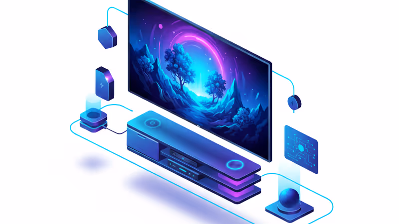 Roku 50-inch smart TV in a modern living room