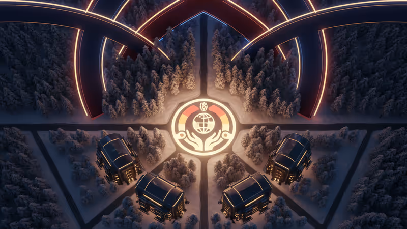 Satellite view of Putin's residence complex in Roshchino, Russia