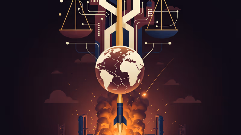 Concept art of a missile strike on Lviv energy infrastructure