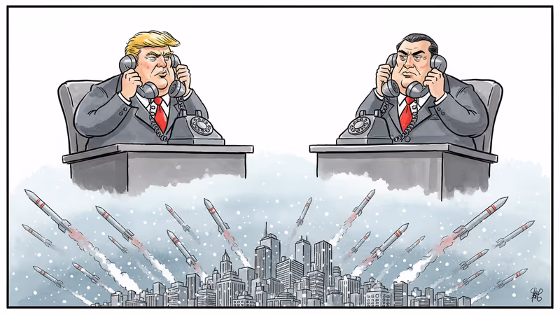 Russia Pauses Kyiv Strikes After Trump Call During Brutal Cold Snap