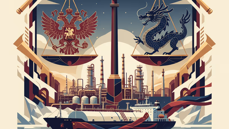 러시아산 LNG, 중국 수입 143% 급증... 호주 제치고 카타르와 공동 1위 부상