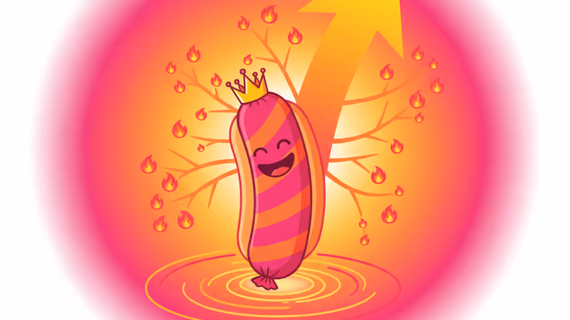 An illustration of Ryan Pagelow's hot dog character
