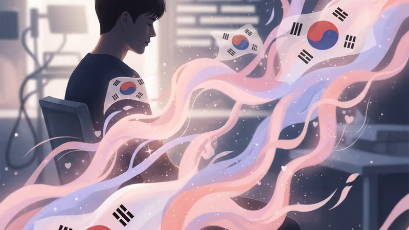 디즈니+ 블러디 플라워에서 이우겸 역을 맡은 려운의 차가운 분위기