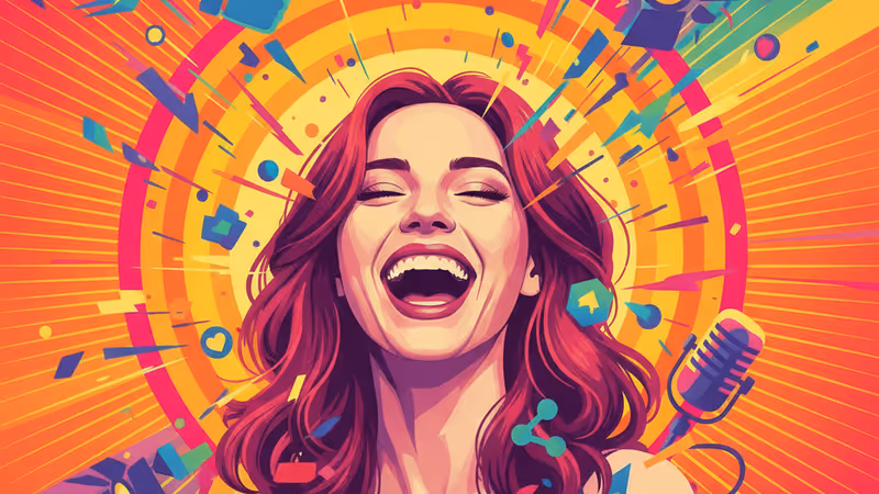 Sadie Sink during an interview on a talk show