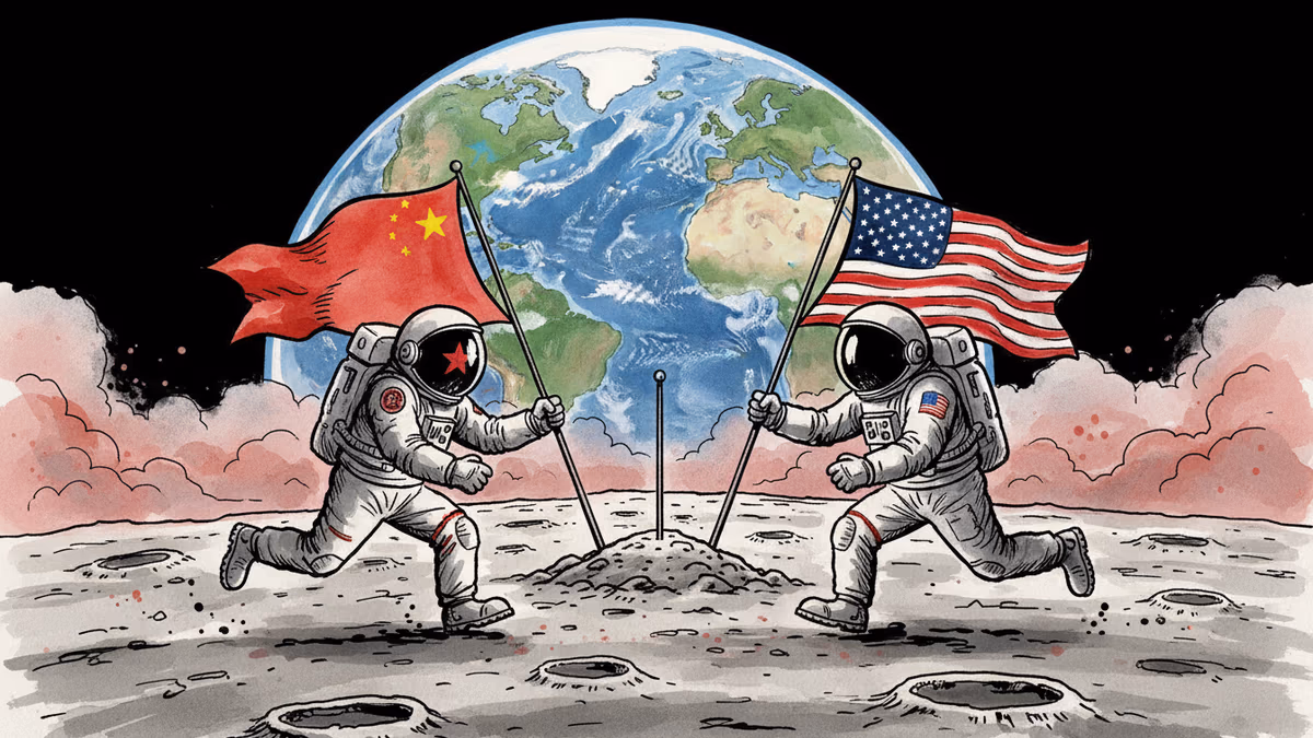 달의 같은 땅을 두고, 미국과 중국이 눈독 들이는 이유