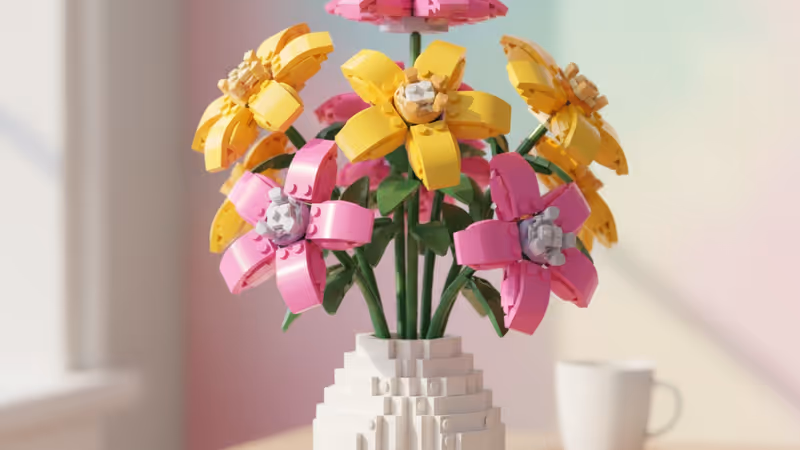 限時六折！樂高花藝「瓶中花」組合亞馬遜創史低價，現省44美元