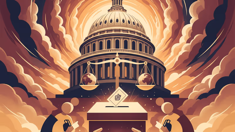 The US Capitol dome under a stormy sky