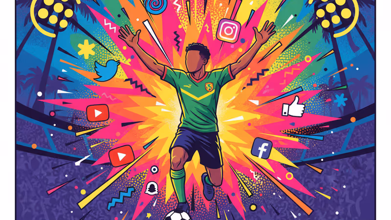 세네갈 국가대표 선수가 수단전 득점 후 기뻐하는 모습