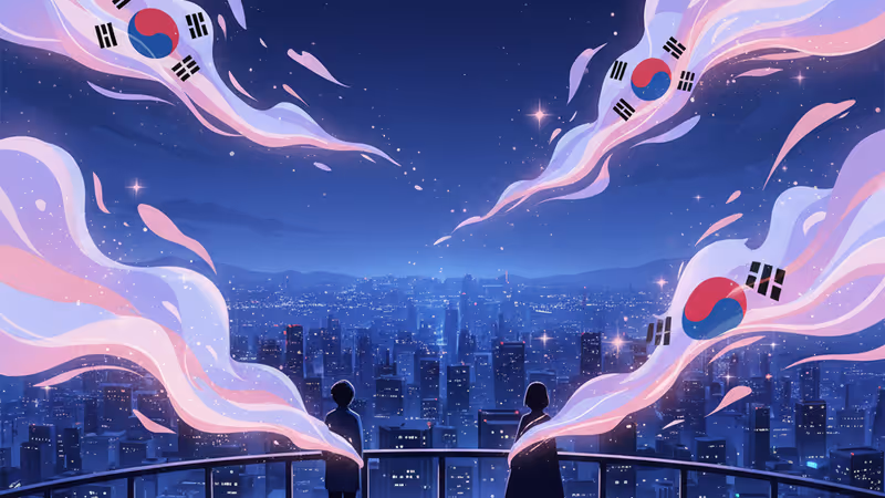 Seo Hyun Jin and Chang Ryul in a dramatic scene from Love Me