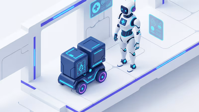 Serve RoboticsとDiligent Roboticsの技術融合を象徴するイメージ