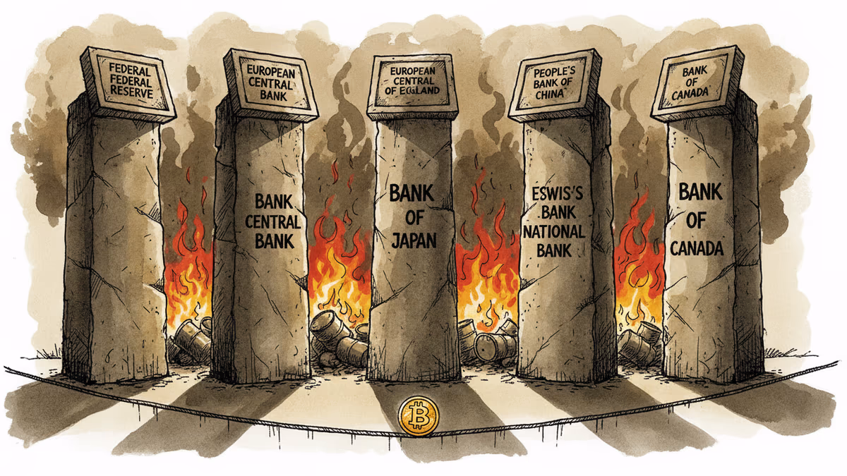 비트코인, 7개 중앙은행의 일주일을 버틸 수 있을까