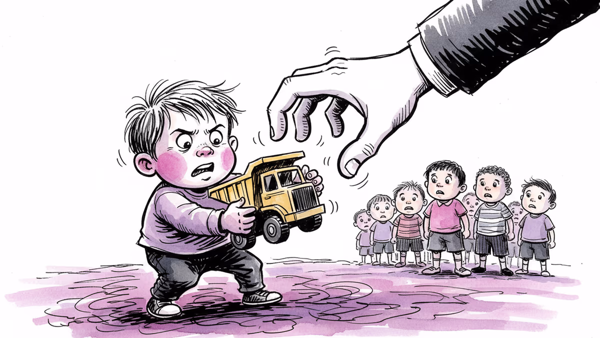 Share!" Might Be Teaching Kids the Wrong Lesson