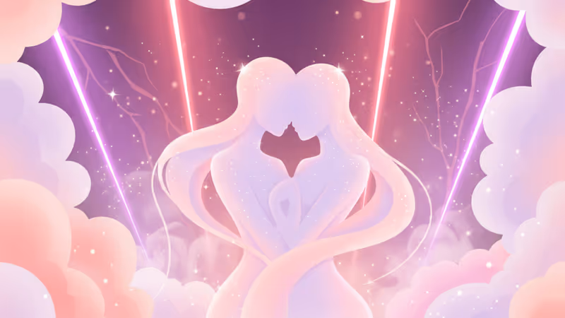 ステージ上のスポットライトとパフォーマーのシルエット