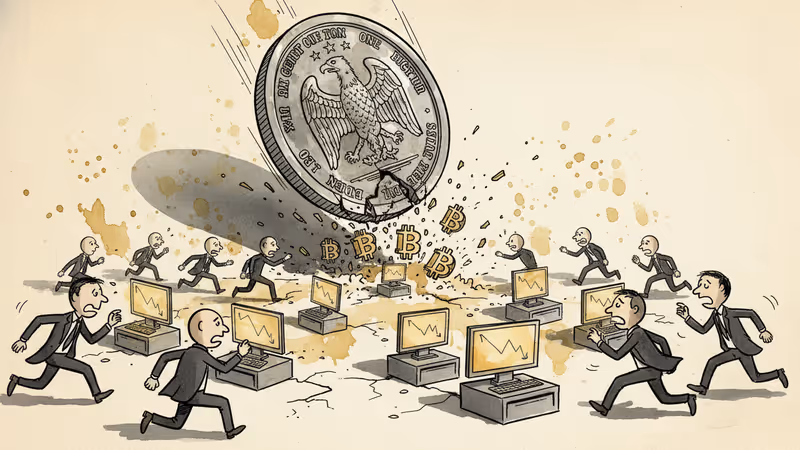 은 선물 대폭락으로 비트코인 제치고 암호화폐 청산 1위