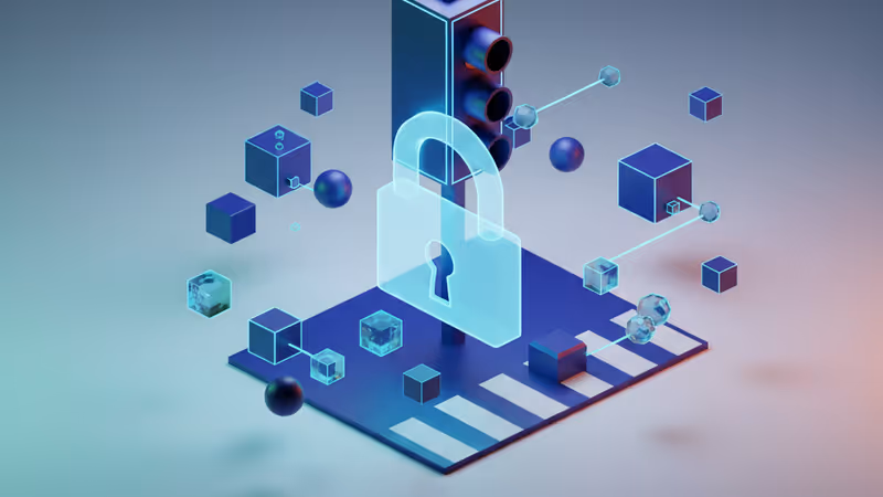 ハッキングされ警告灯が灯る歩行者信号のイメージ