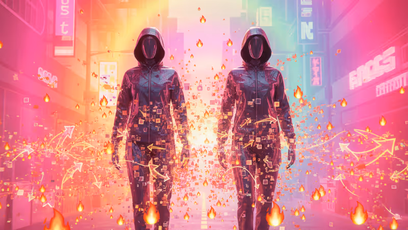 如電玩破圖般影子完全消失的夏威夷正午景象