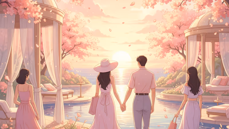 A luxurious beach setting on Single's Inferno 5 island