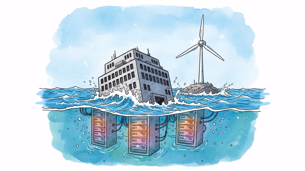 海底數據中心：當AI遇上海洋風電的創新解方