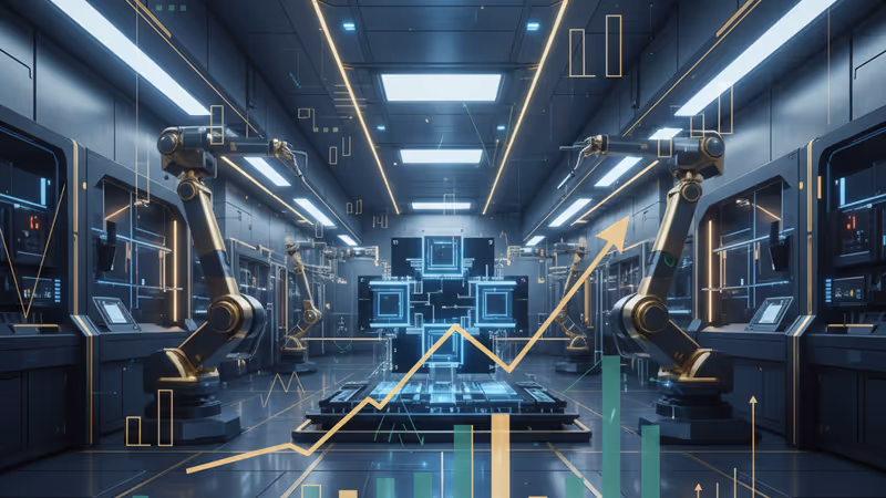 SK하이닉스의 차세대 HBM 반도체 생산 라인 전경