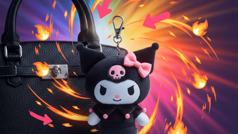 SKULLPANDA聯名三麗鷗：要價59.99美元的掛飾，如何成為2025年的時尚密碼？