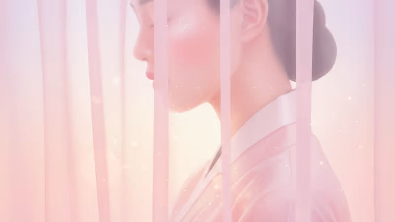 넷플릭스 오리지널 드라마 더 스캔들의 화려한 사극 의상을 입은 배우들