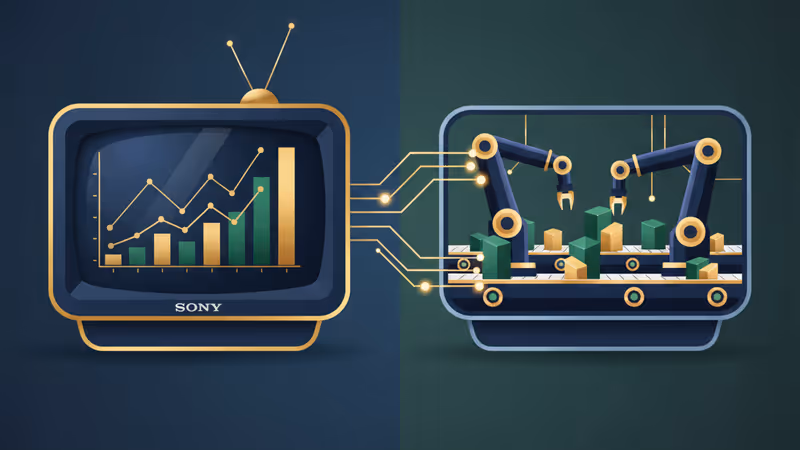 ソニーとTCLの提携を象徴する最新型テレビのイメージ