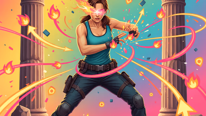 Sophie Turner as Lara Croft in the Tomb Raider TV series