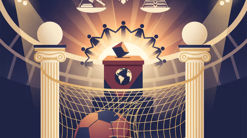 在對陣辛巴威的比賽中慶祝進球的南非隊球員