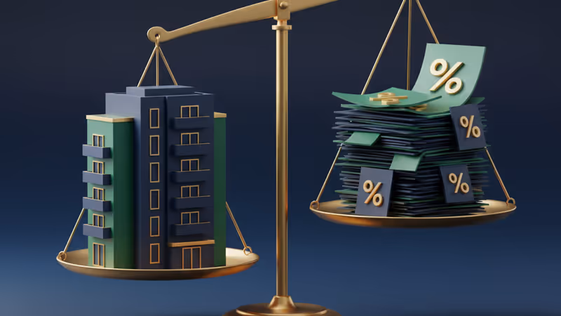 平衡木上房屋模型與遺產稅文件的對比