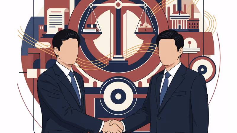 韓國總理金民守與日本自民黨政調會長小林鷹之在首爾握手會面