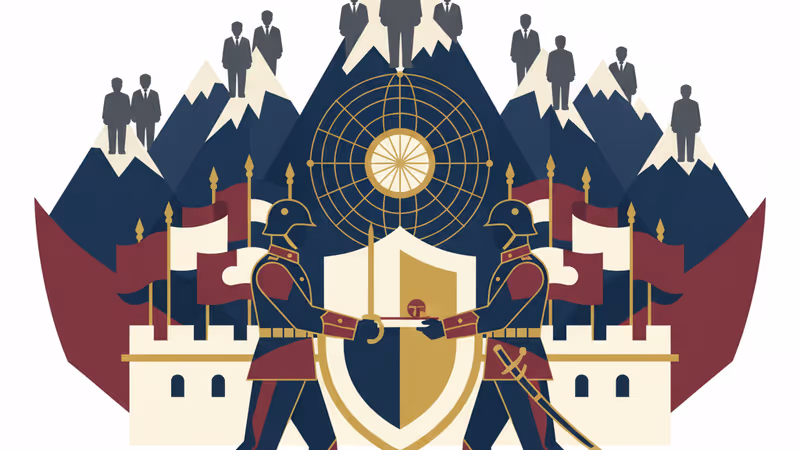 象徵韓國海兵隊指揮權回歸的軍事作戰地圖與隊徽意象