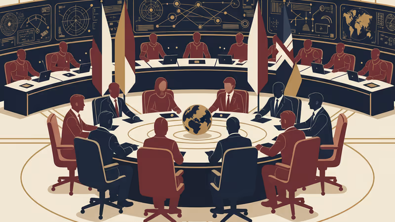 韓國軍事指挥中心與戰略地圖