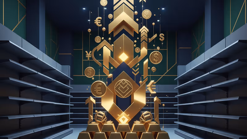 閑散とした韓国の大型スーパーの棚とオンラインショッピングの対比