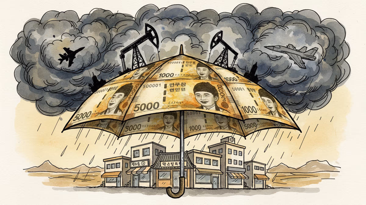 韓國五大金融集團啟動危機應變，中東緊張局勢下的企業救援