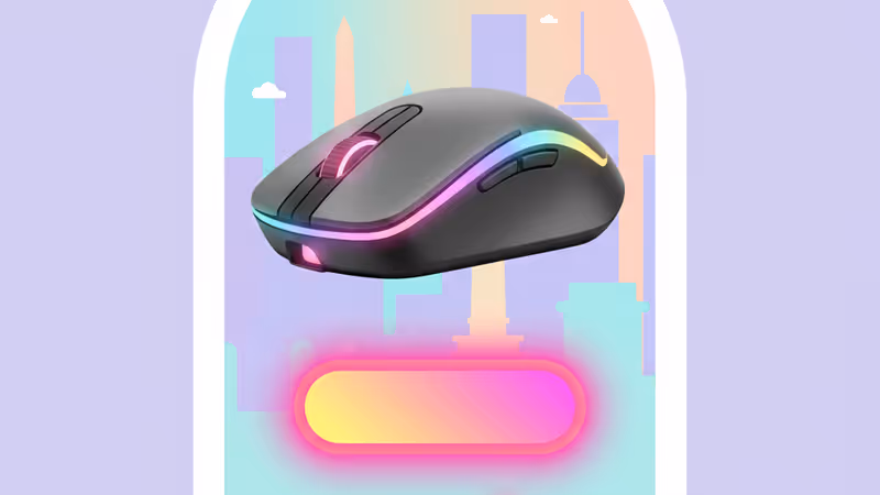 筆記型電腦螢幕顯示網域管理畫面與甘迺迪中心倒影