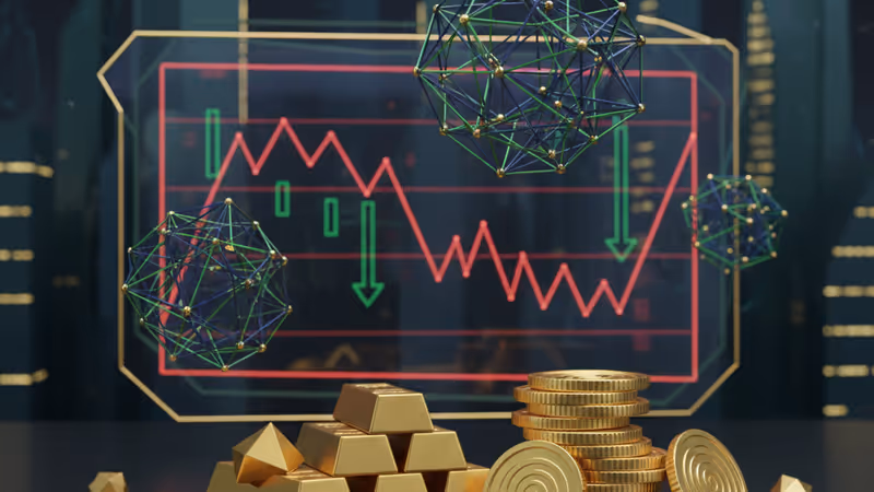 하락세를 보이는 뉴욕 증시 선물 지수 차트 전경