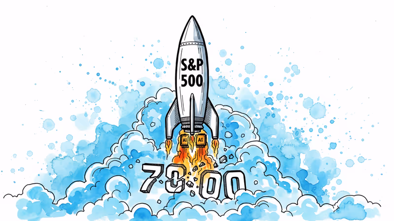 S&P 500, 7000선 돌파... AI 열풍이 만든 새 역사