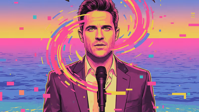 Spencer Pratt announcing his mayoral bid in Pacific Palisades, Los Angeles