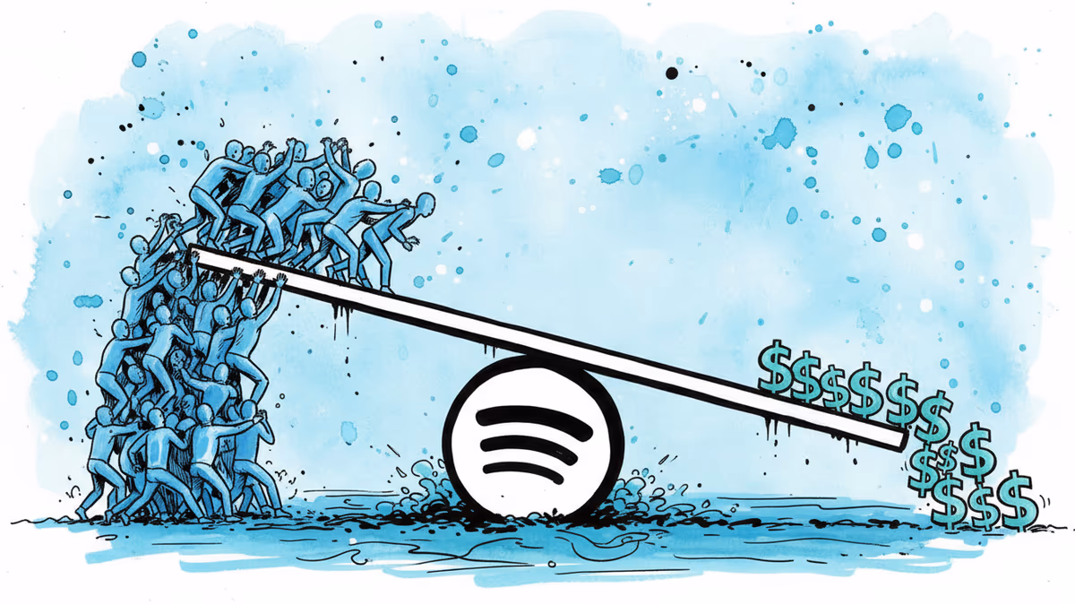 스포티파이, 7억 5천만 명 돌파... 그런데 광고 수익은 줄었다