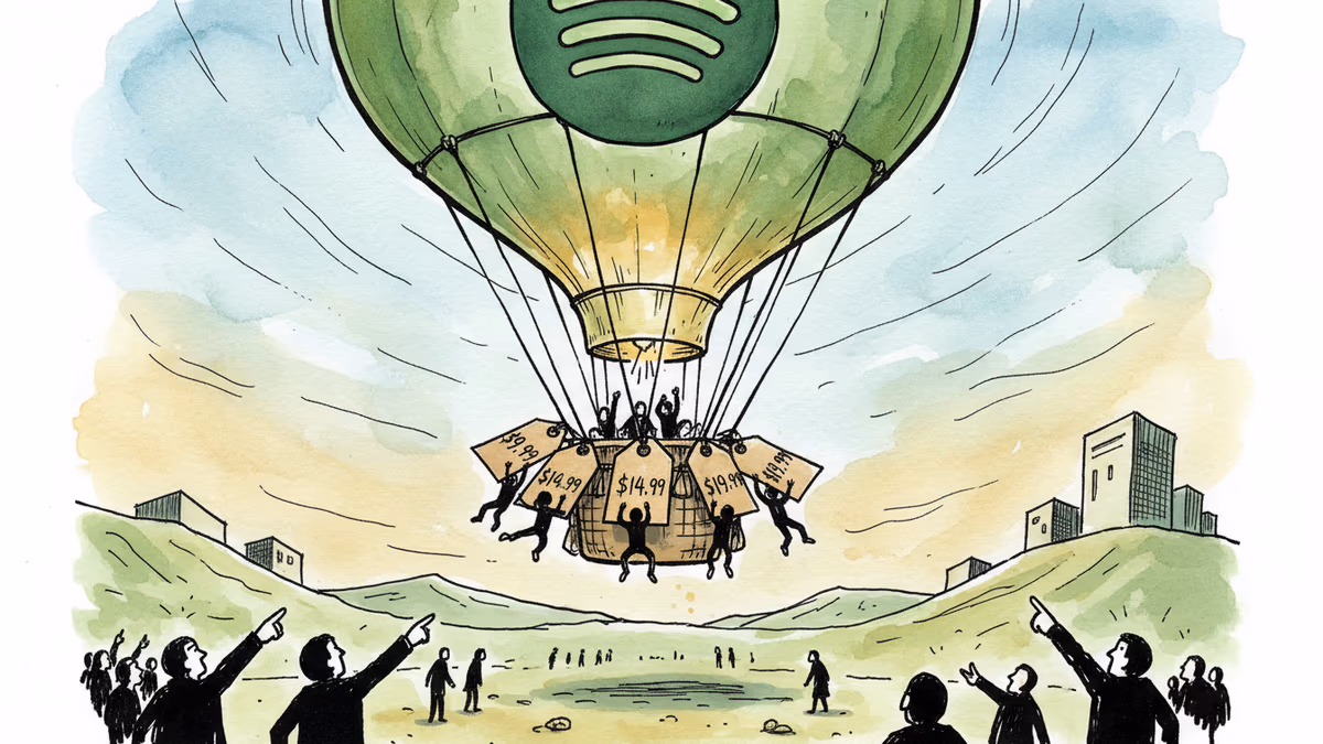 Spotify Stock Soars 14%, But Your Subscription Just Got Pricier