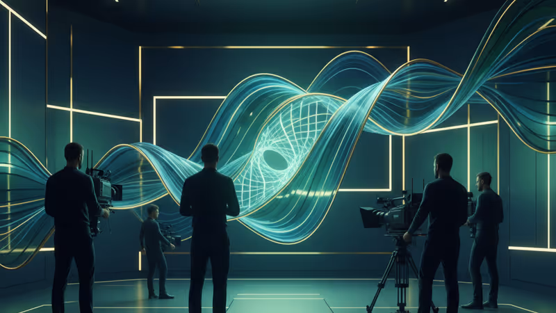 LA에 위치한 스포티파이의 최첨단 비디오 제작 스튜디오 전경