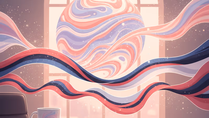 Atmospheric workplace setting for K-drama Spring Fever