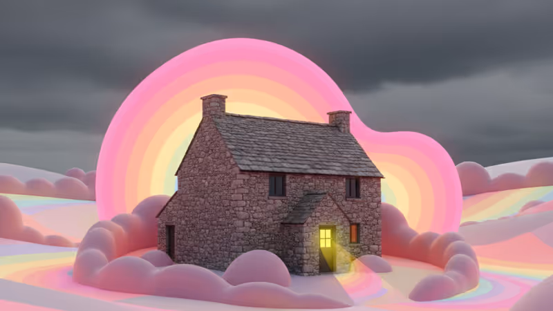 映画『Heel』の舞台となる不気味な地下室と鉄の鎖