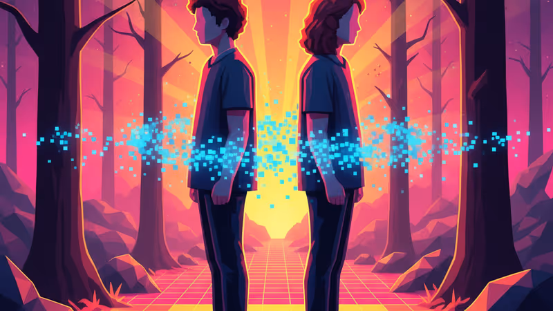 Jonathan and Nancy back-to-back in the Upside Down from Stranger Things Season 5