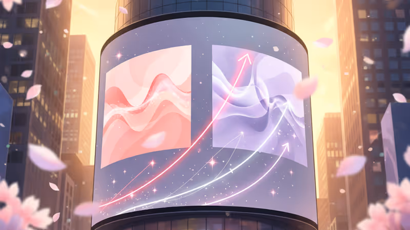 在告示牌排行榜背景上重疊 Stray Kids 標誌的視覺圖