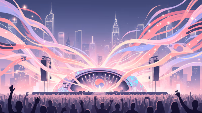 뉴욕 거버너스 볼 페스티벌 무대 전경