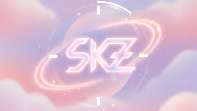 2026년 활동 계획을 예고하는 스트레이 키즈의 디지털 로고