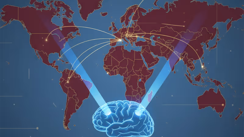 最新の超音波治療を受ける脳のイメージ図