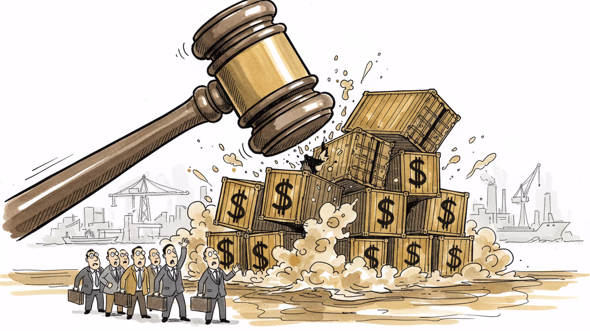 Supreme Court Strikes Down Trump's Emergency Tariffs in $200B Trade Shakeup