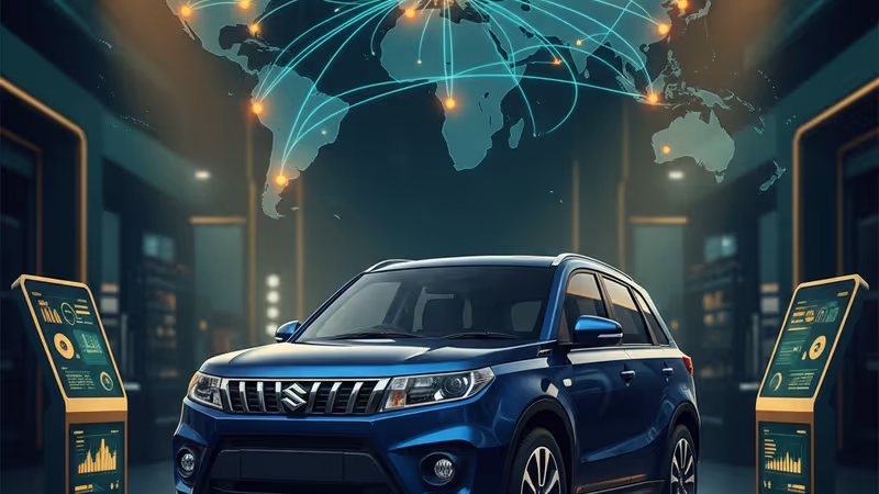 인도의 스즈키 자동차 전시장 및 금융 상담 공간